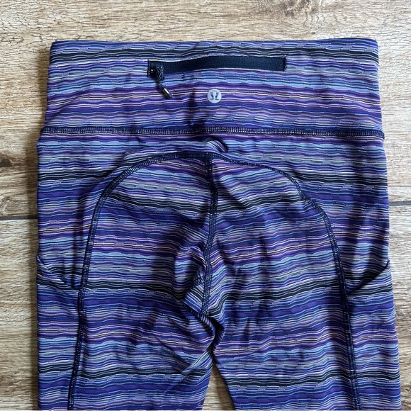 Lululemon Womens Speed Tight IV Size 4 Violet Purple Space Dye Twist Leggings - Picture 11 of 15